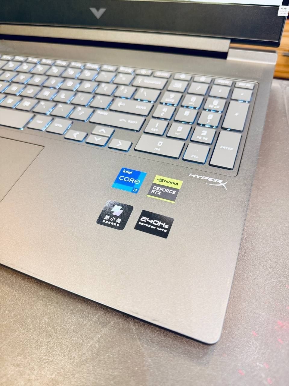 HP victus ,keybord view