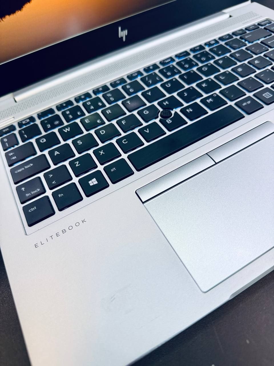 HP elitebook,keybord view