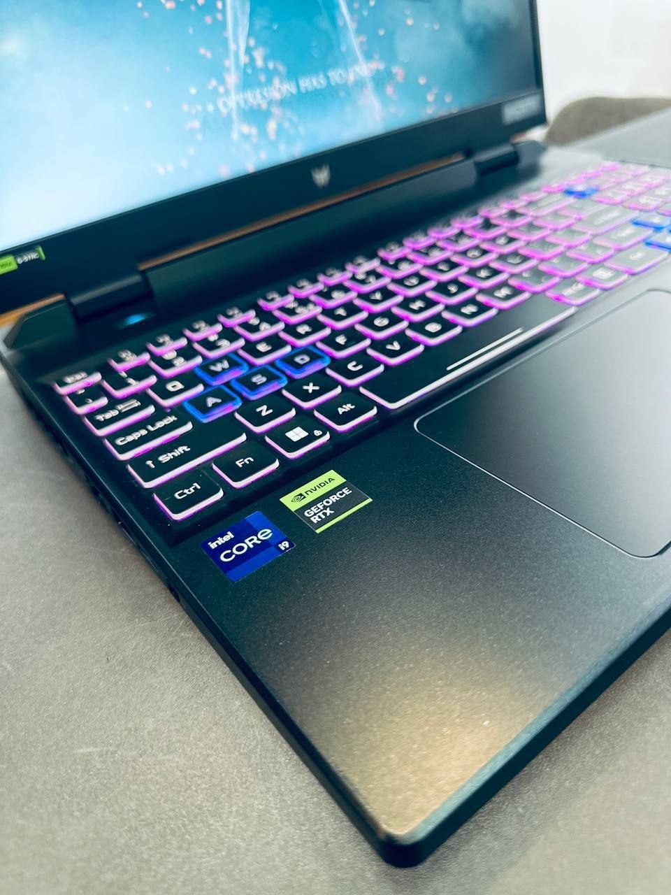 Acer predator,keybord view