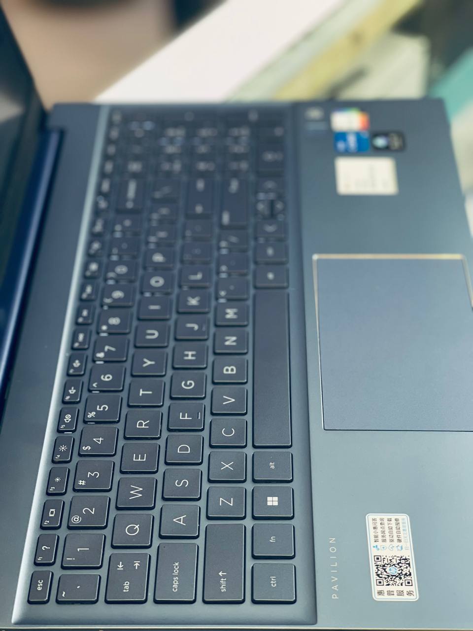 HP Pavilion ,keybord view
